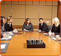 photo of a business peer board meeting